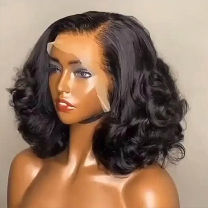 Glueless Lace Wigs Undetectable Lace Loose Wave Wig 250% Density Super Double Drawn Bouncy Curly Hair