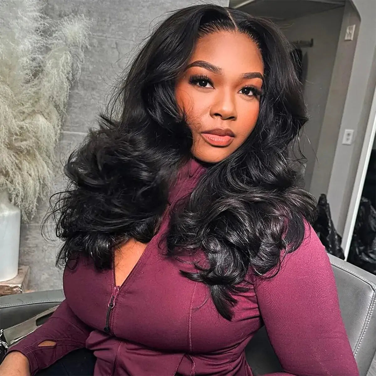 Pre-styled Butterfly Haircut Pop Layers Wig 250% Density 6×5 Wear Go Glueless Wig