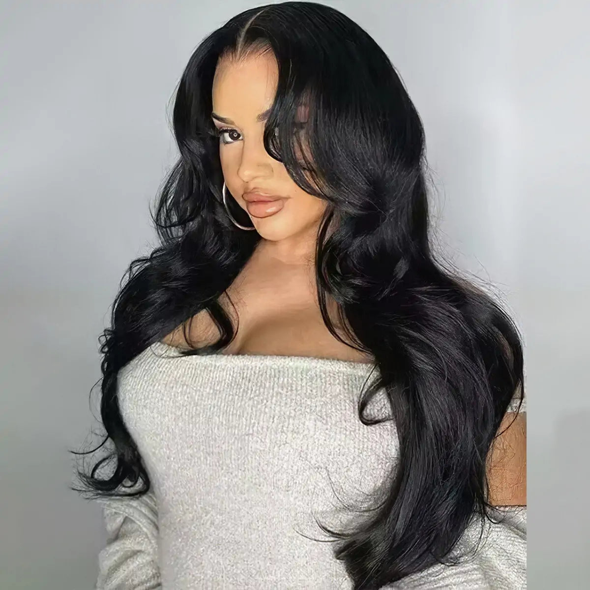 Face-Framing Curtain Bangs Body Wave 6×5 Glueless Hd Lace Wig with Layers Ready To Go Wig 220% Density