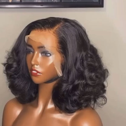 Glueless Lace Wigs Undetectable Lace Loose Wave Wig 250% Density Super Double Drawn Bouncy Curly Hair