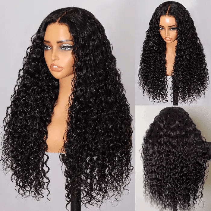 Pull Go Drawstring Glueless Wig Water Wave Wig
